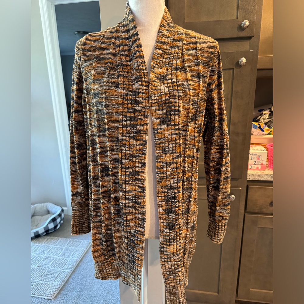 Natural Reflections chenille cardigan